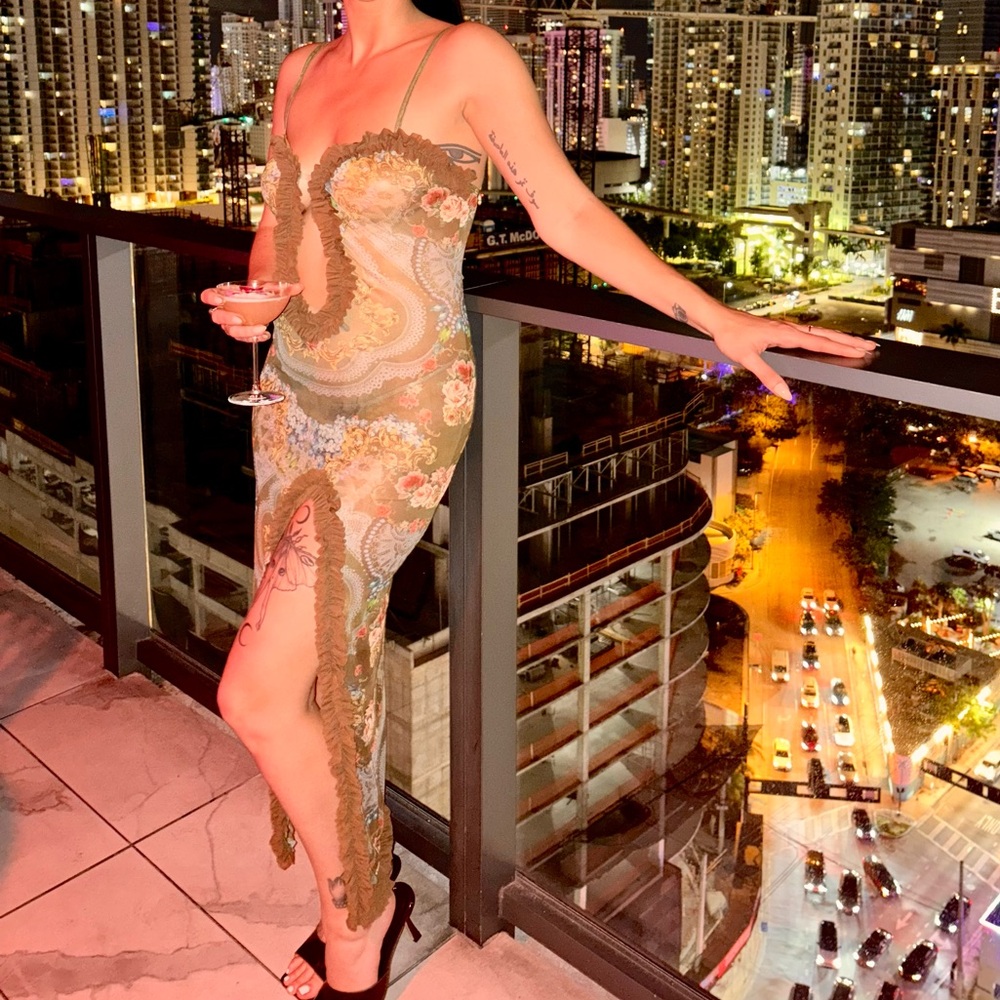 Elegant Sheer Slip Dress